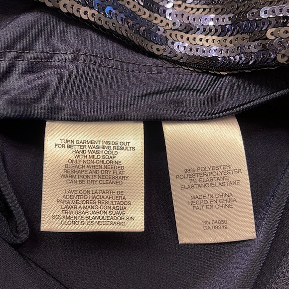 Anne Klein sequin tank - L - Picture 4 of 5